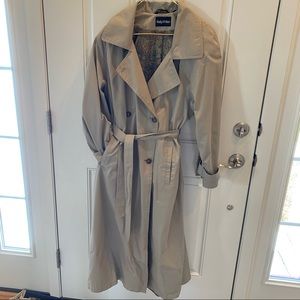 Vintage Marilyn Wallace Long Trench Coat